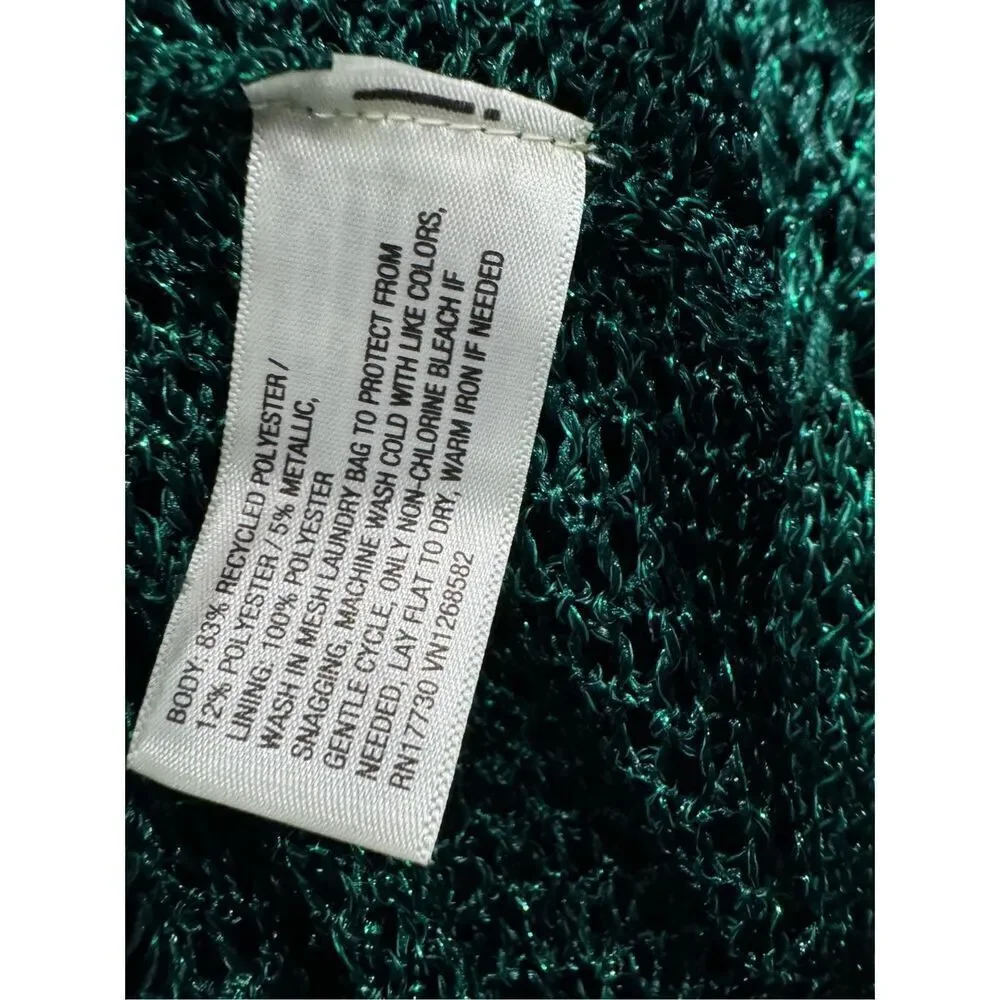 NWT! A New Day Openwork Midi Tank Dress green size xs - Picture 7 of 8